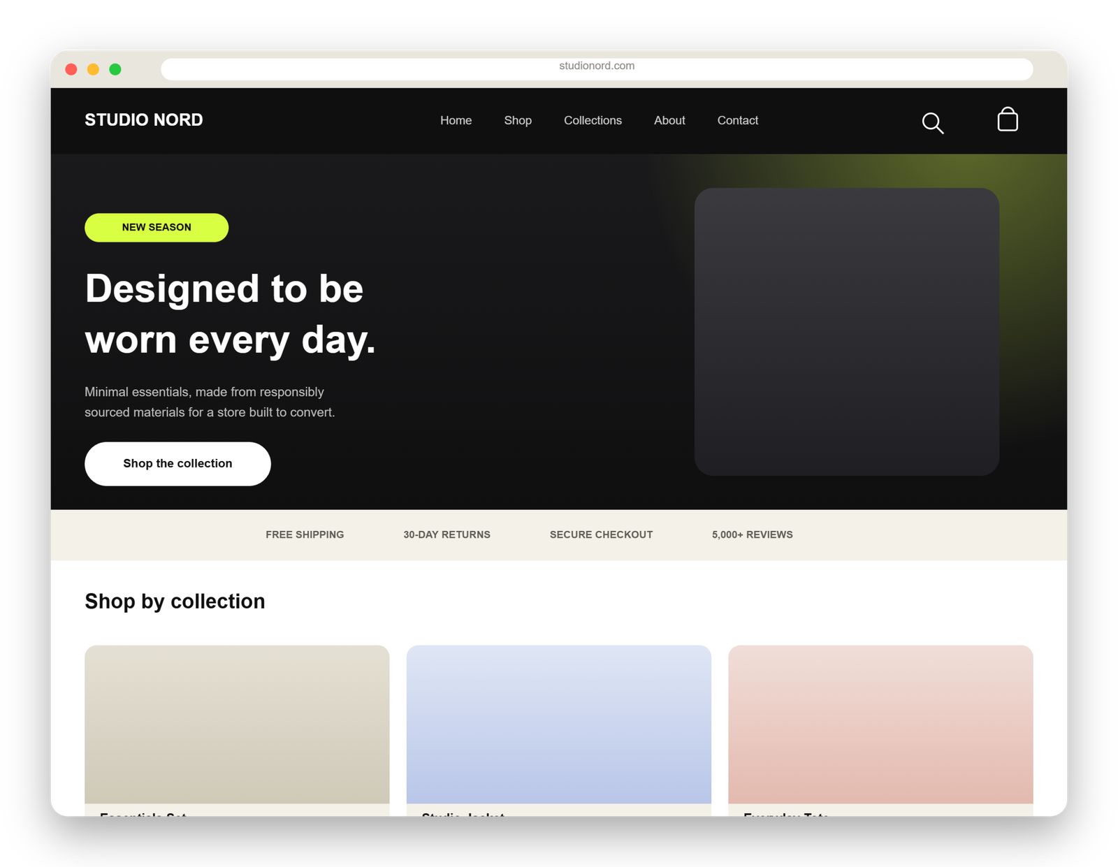 Custom Shopify store design service